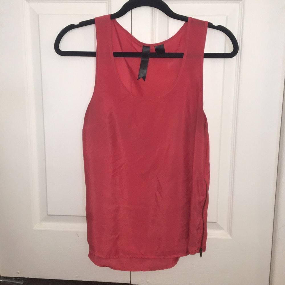 Petticoat Alley Coral tank with side zippers
